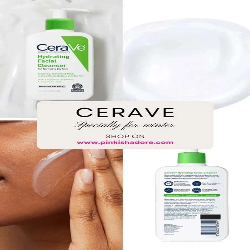 CeraVe Hydrating Foaming Oil Cleanser 236ml (Made in UK)